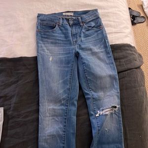 Madewell high rise skinny jeans